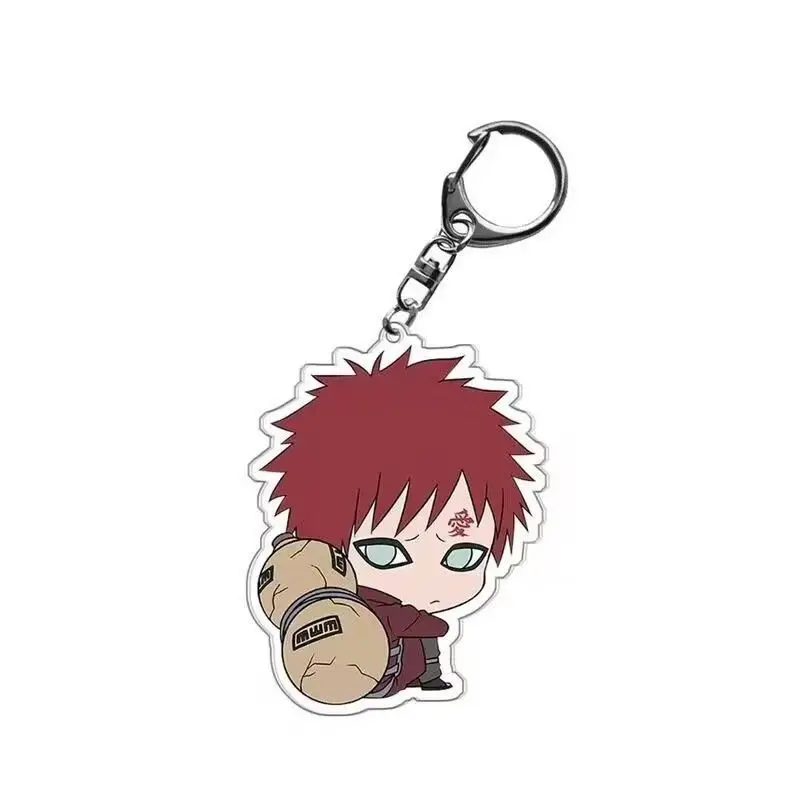 NARUTO chibi cartoon cute acrylic keychain personalized anime student backpack pendant accessory anime merchandise wholesale view 2