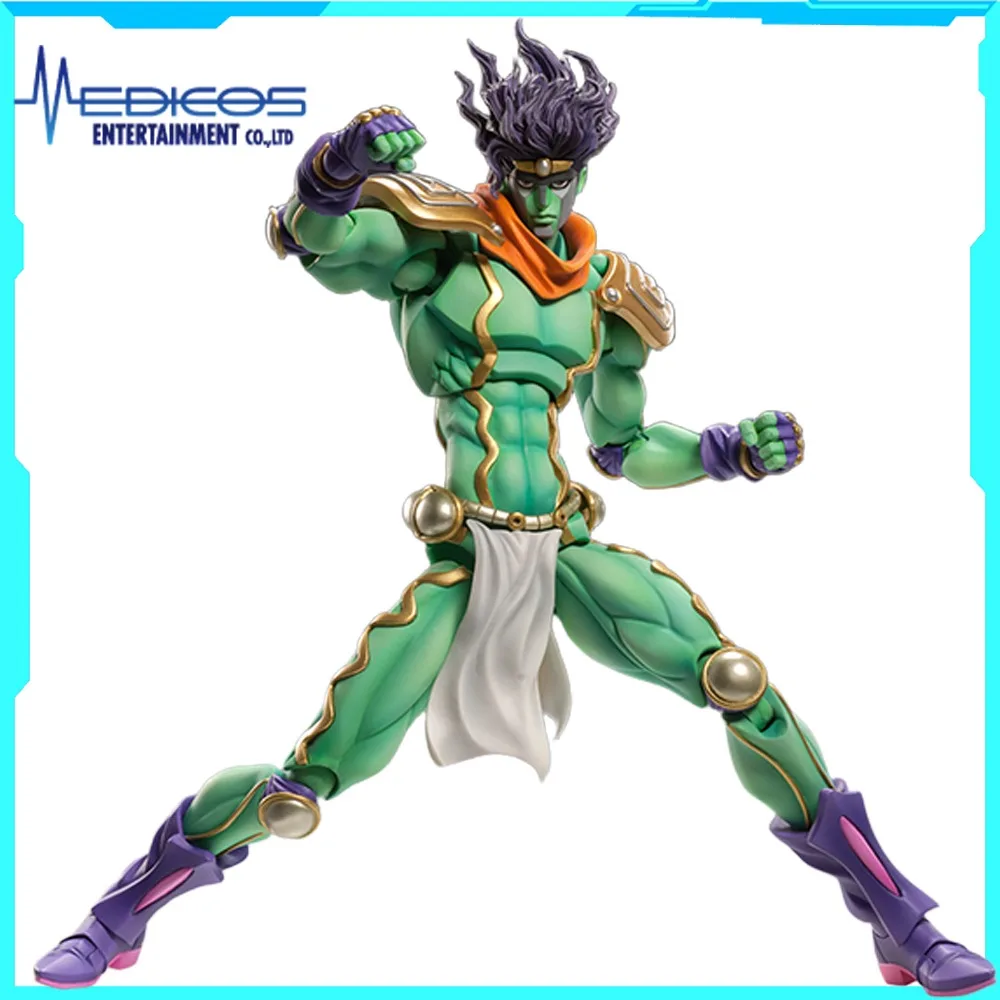 100% оригинал в наличии Medicos Entertainment Super Action Statue BIG Jojo No Kimyou Na Bouken Star Platinum Фигурка в подарок