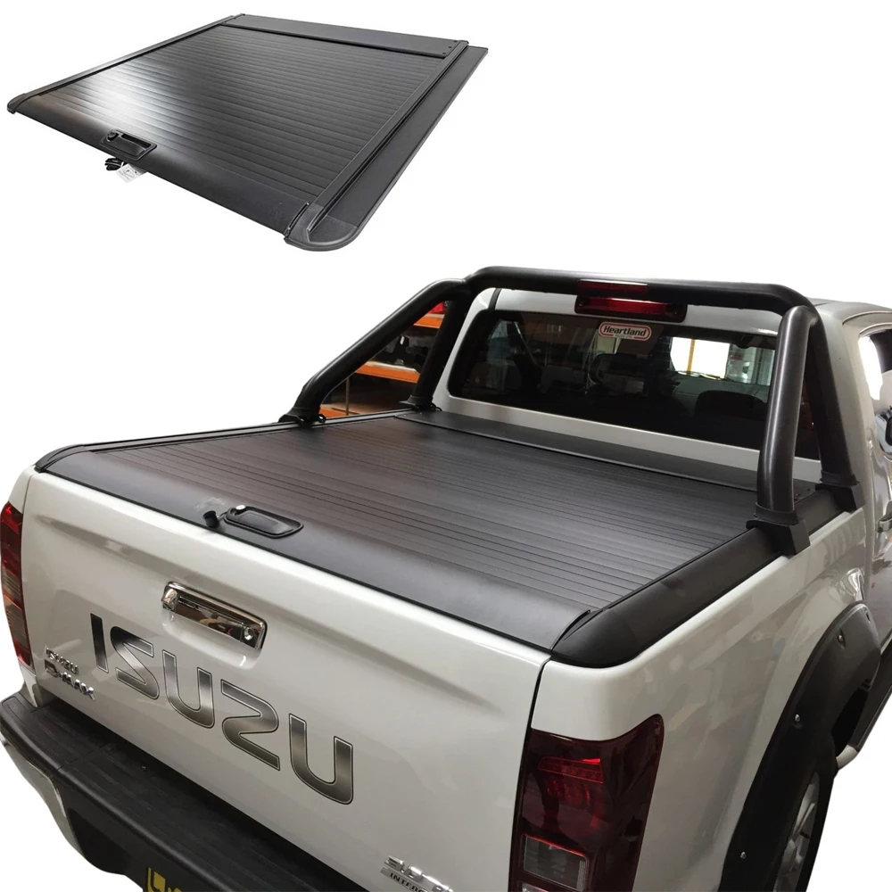 

Cheap Price Pickup Truck Bed Cover Roller Lid Manual Hard Retractable Tonneau Cover for Isuzu DMAX