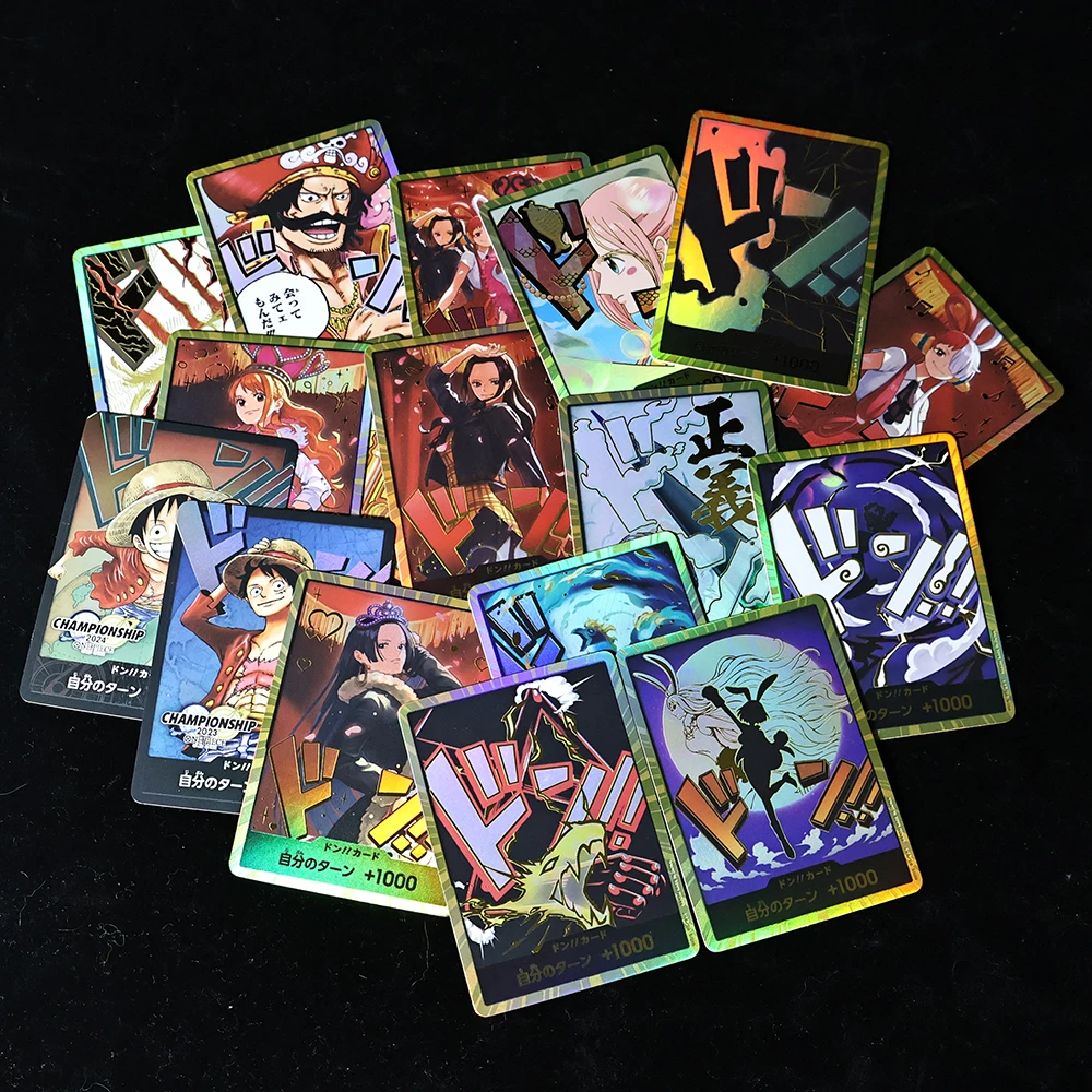 

Japanese Version: One Piece Anime OPCG Laser-Etched Frosted Game Cards EB03 Series Poster Replica Game Anime Collection Cards.