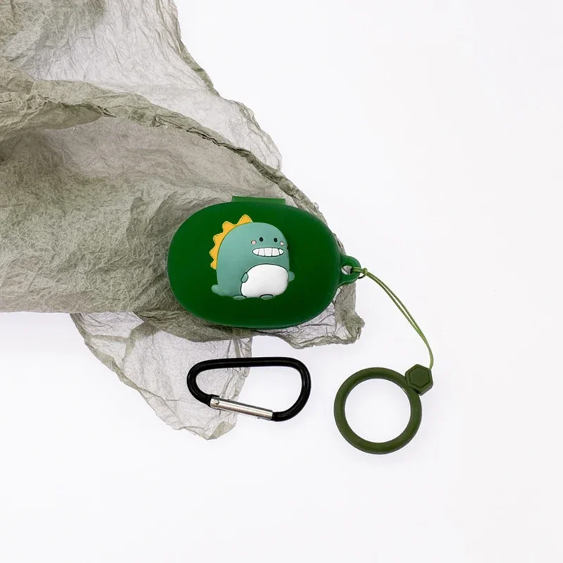 Caso dos desenhos animados para Honor TiinLab Cachorro bonito Gato Flor Anel Anti-Drop Protect Capa de fone de ouvido Silicone Caixa de acessórios para fones de ouvido