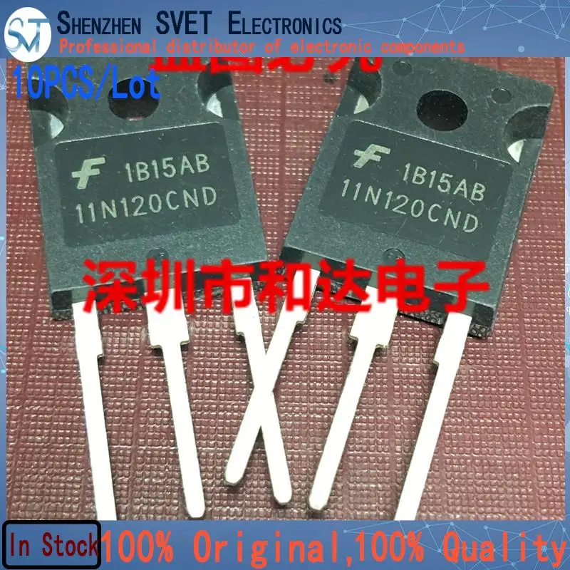 Lote de 10 unidades, 11N120CND HGTG11N120CND TO-247 Original importado en Stock