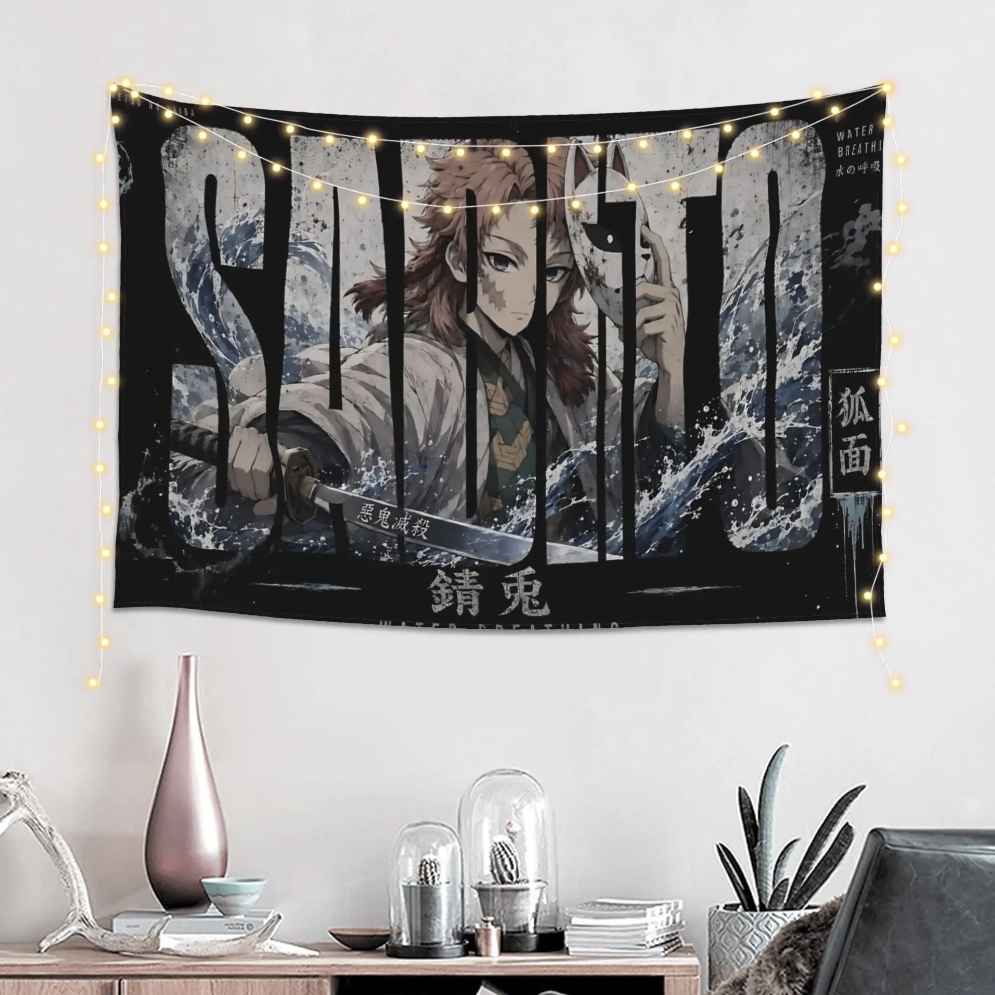 Cutecore Demon Slayer Tapestry Bedroom Decoration  Wall Hanging Blanket Tapestry Cool Stuff For Room