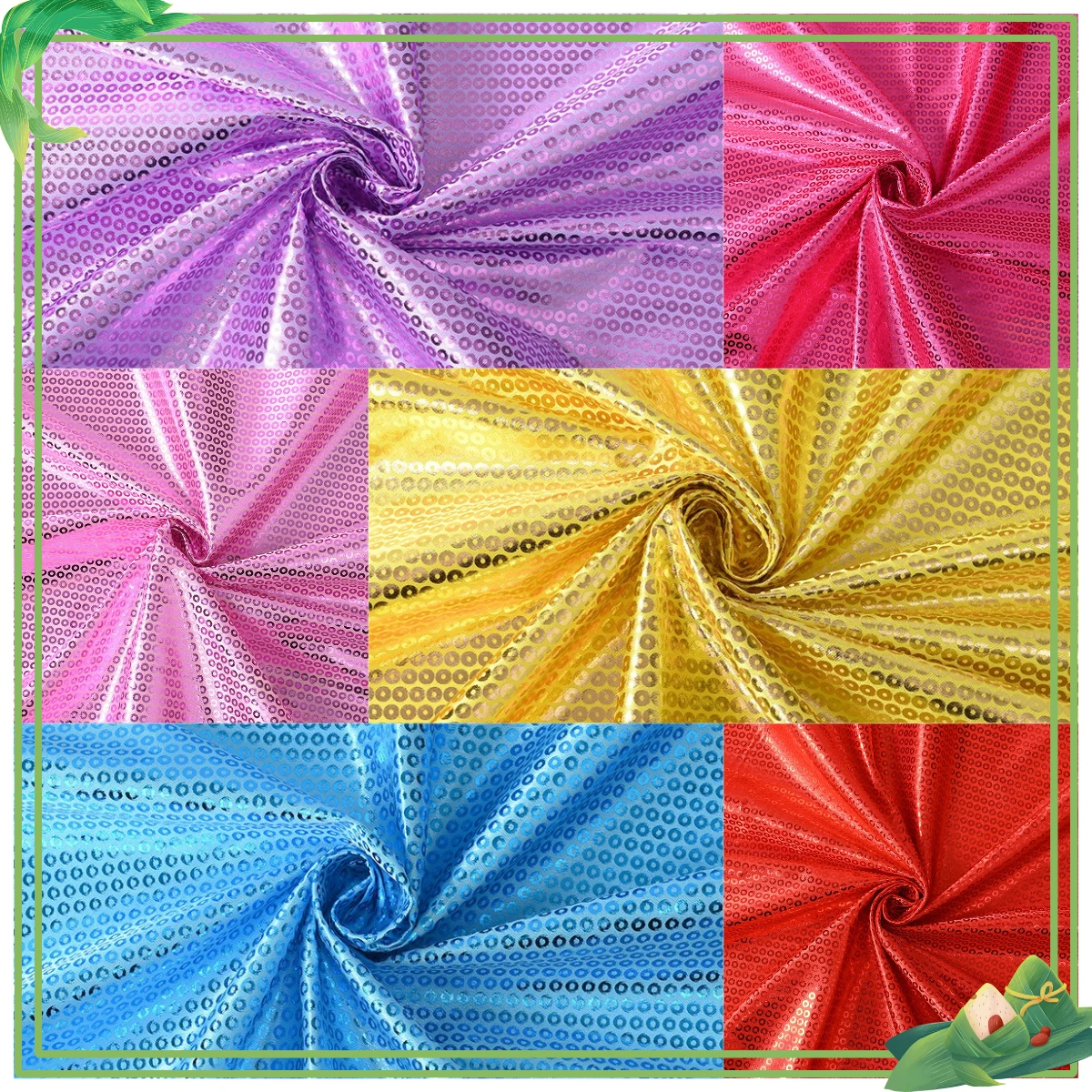 

Золотая атласная ткань в круглый горошек и волнистый горошек для сценических костюмов, упаковка игрушек, куклы и материалы для детской одежды