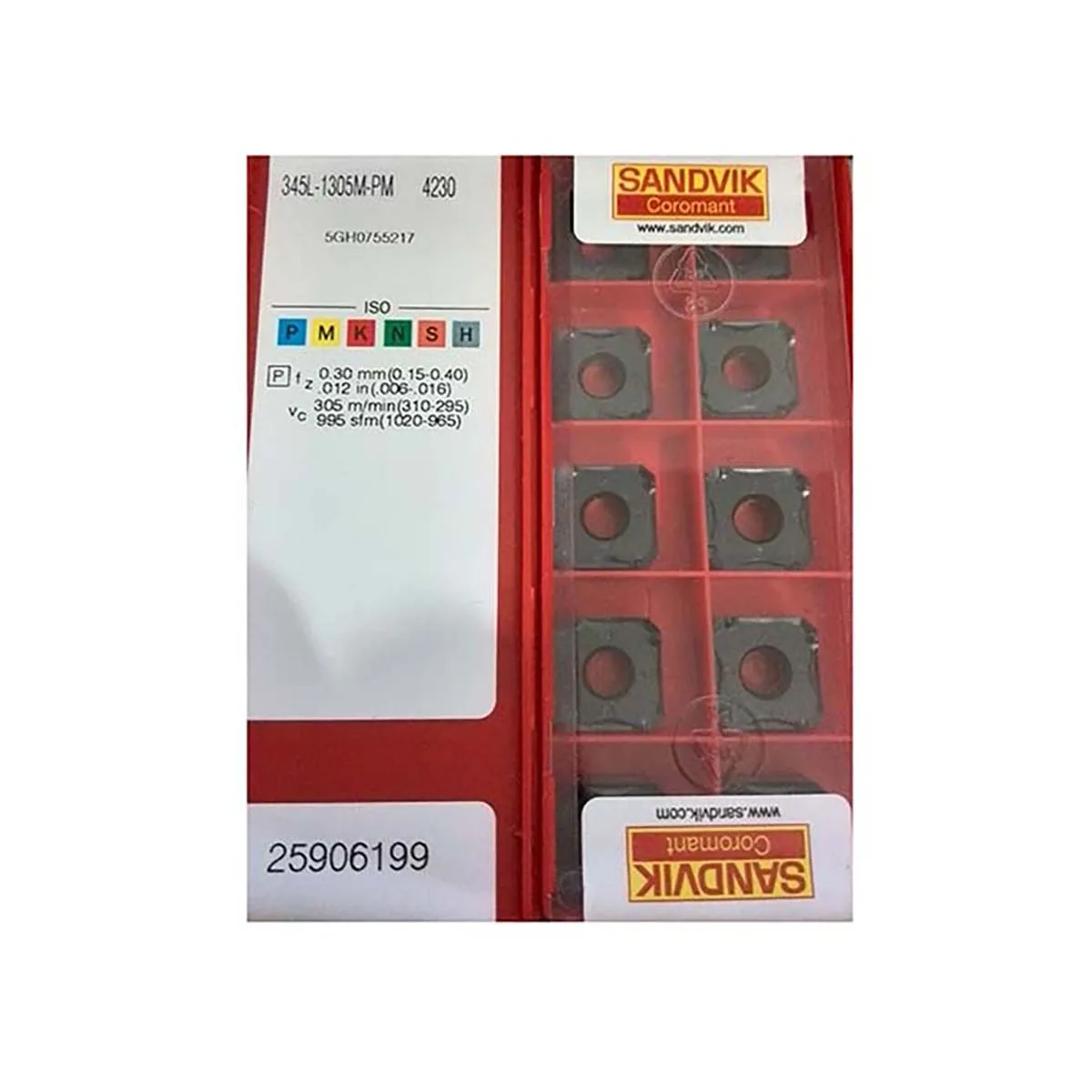 

100% Original 345L/345R-1305M PM4230 Carbide Milling Inserts for CNC Lathe/Milling Machines