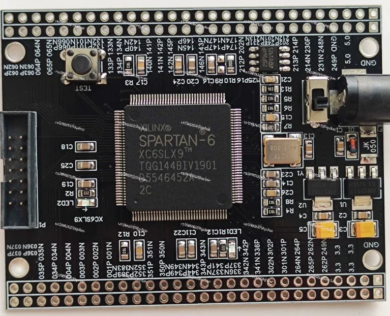 FPGA development board Spartan6 XC6SLX9 development board, core board, minimum system board