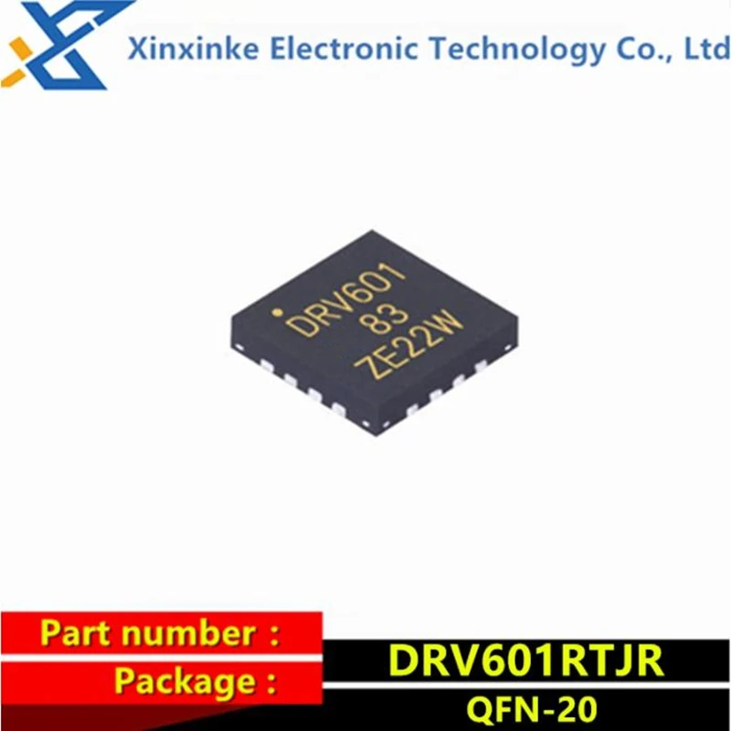 

5PCS DRV601RTJR QFN-20 Marking：DRV601 Audio amplifier chip 2Vrms Pop-free St Audio Line Driver New original genuine