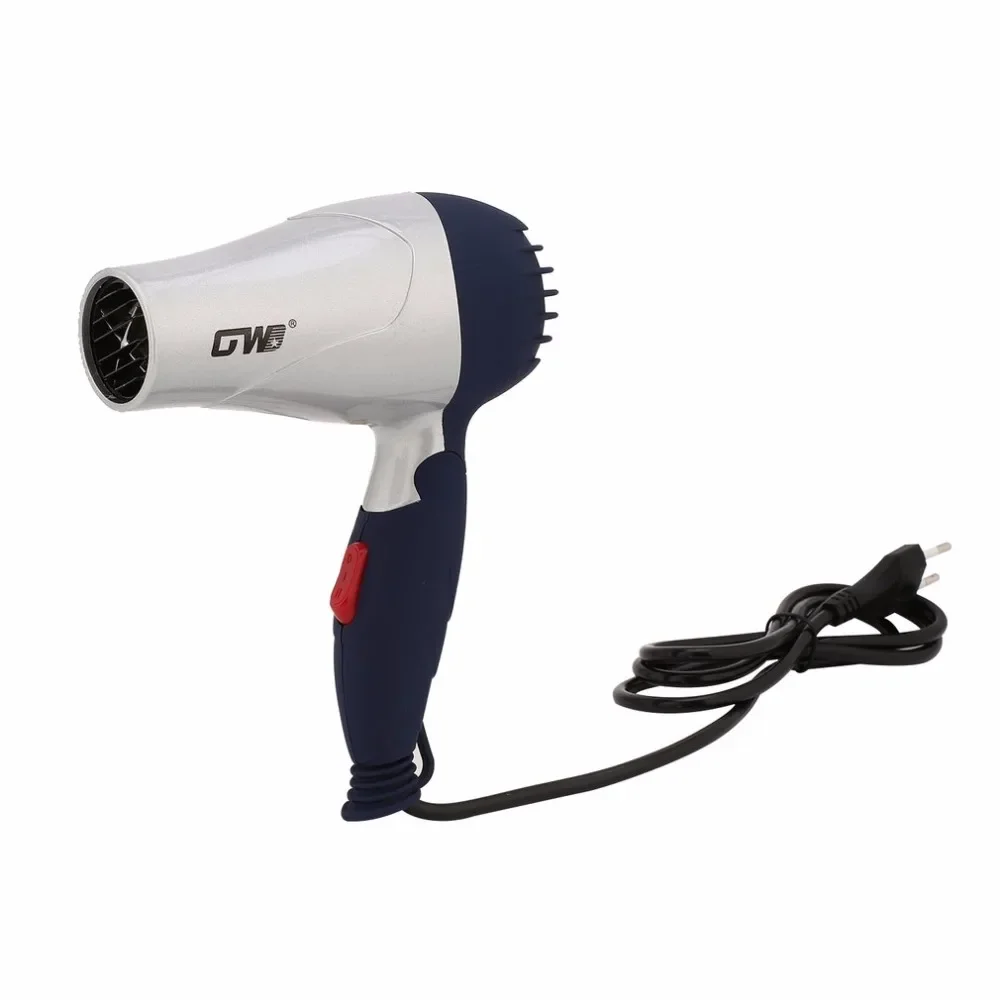 Portable Foldable 1500W Hair Dryer - Compact, Hot Wind, Low Noise - for Outdoor Travel Styling