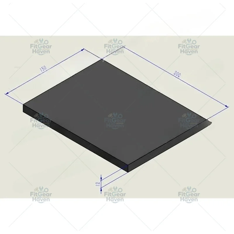 Mounting Plate for CNC Ball Screw Linear Guide Slide Stage150mm*200mm