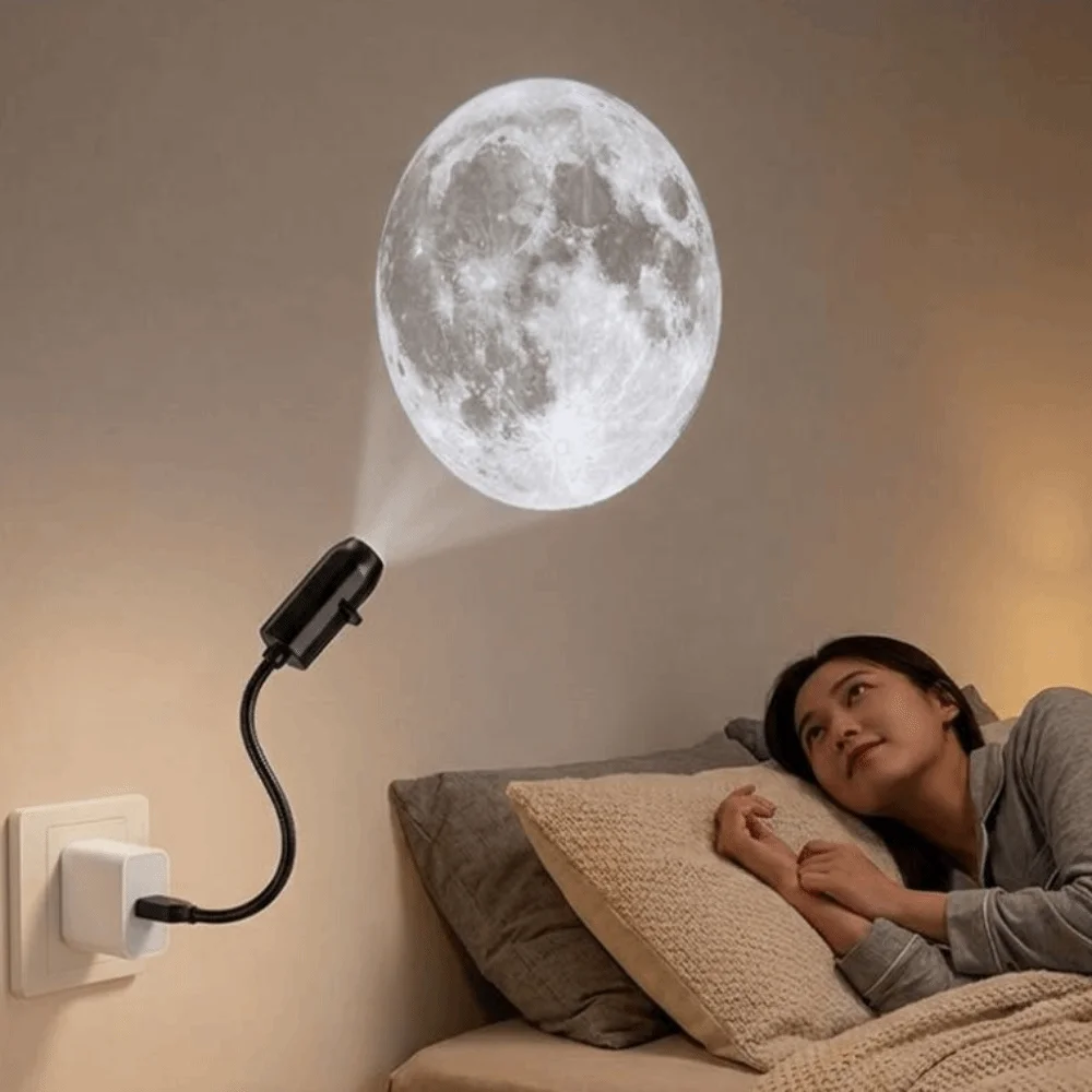 360° Rotatable USB Planet Projector Light Flexible Hose Rotatable Lens Star Galaxy LED Projector Romantic Novelty