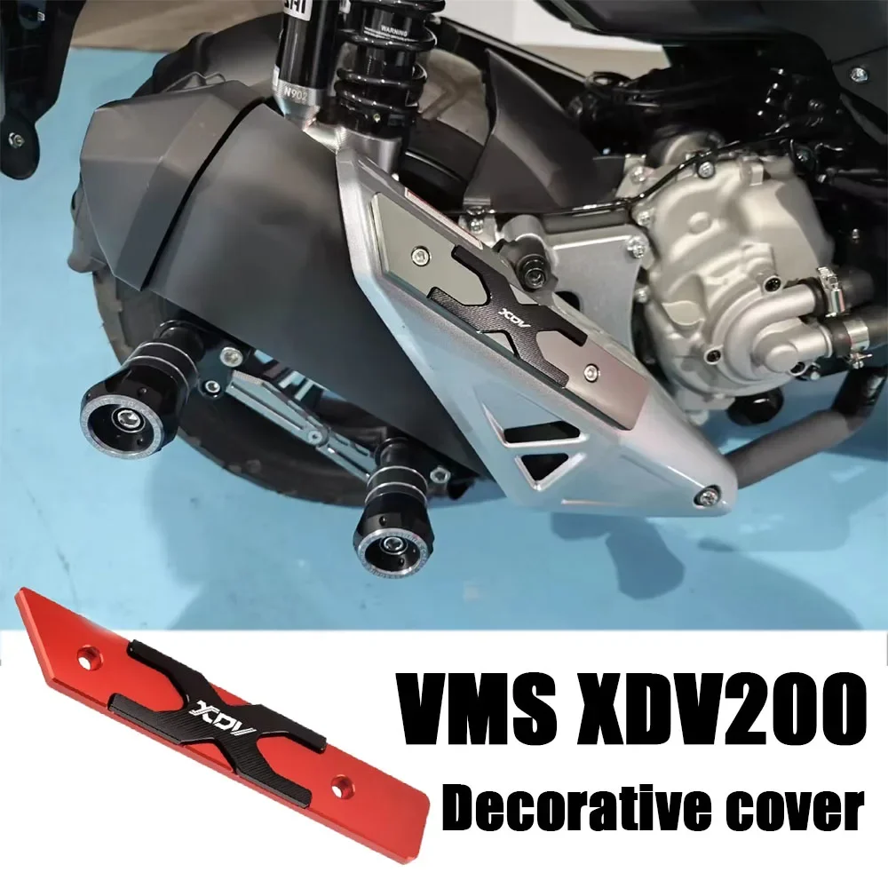 New Fit VMS XDV200 200XDV XDV 200 Exhaust Pipe Decorative Cover Muffler Guard For VMS XDV200 200XDV XDV 200