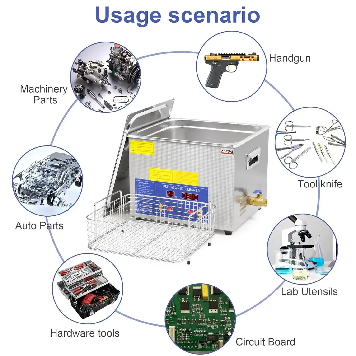 

BestsellerBestsellerBest Seller! 360watts 12L Ultrasonic Cleaner 40kHz with Digital Timer&Heater Cleaning Machine, for Watch Ins