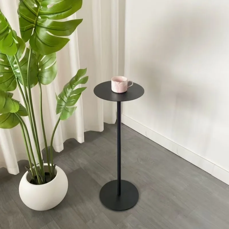 Living Room Bedroom Sofa Small Table Movable Homestay Hotel Light Luxury Balcony Small Coffee Table Living Room Iron Art Bedside Table