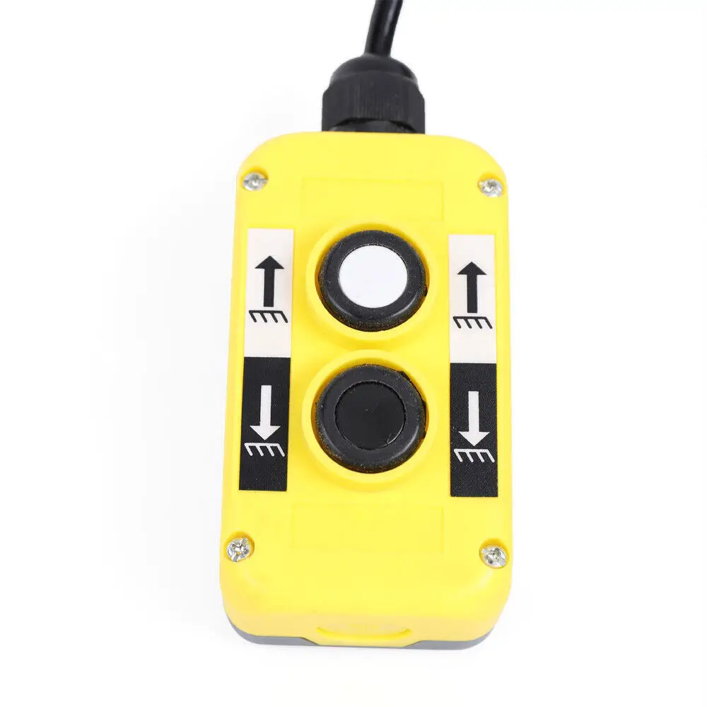 IP65/IP54 Waterproof Safety Remote Switch Rubber Cable Sheath + Waterproof Seal, 15Ft Long Wire Extends Usage Range