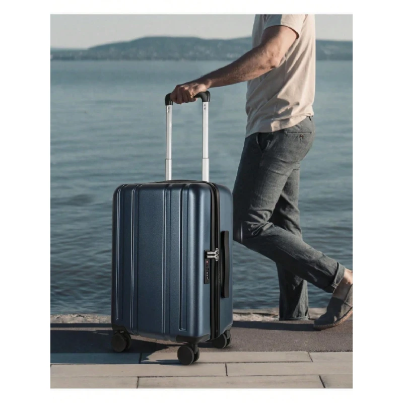 20 Inch Carry On Luggage 22x14x9 Airline Approved 100 PC Hardshell Spinner Wheels TSA Lock Travel Essential