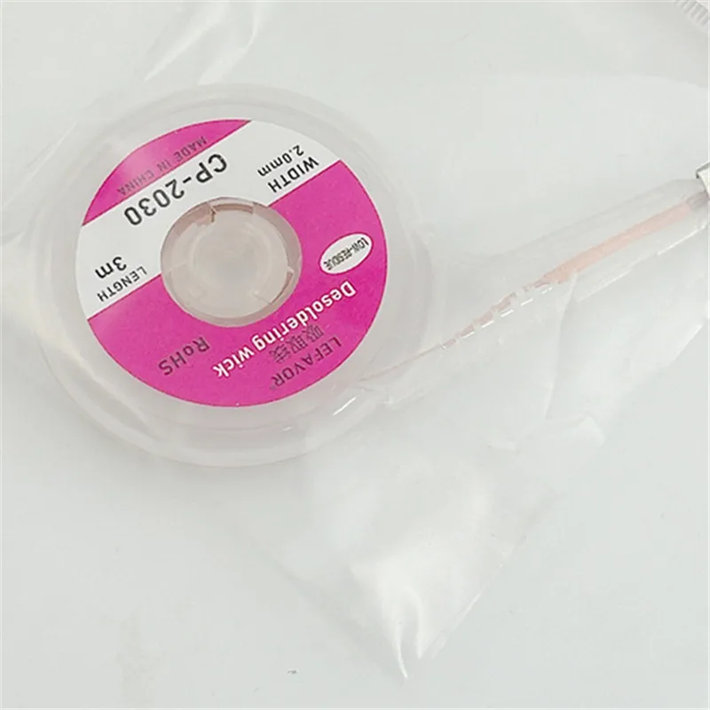 

Desoldering Braid For Solder Removal Single Pack with Multiple Widths 3m Length Robust Desoldering Wire Braid Tool