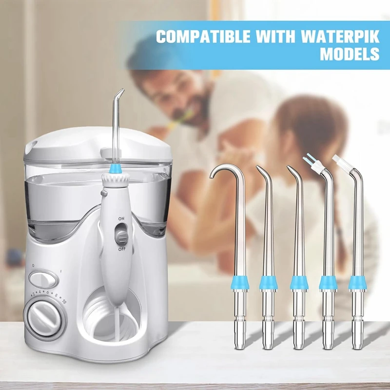 نصائح الملحقات لجهاز تنظيف الأسنان بالماء Waterpik، أطراف نفاثة كلاسيكية بديلة متوافقة مع Waterpik عن طريق الفم