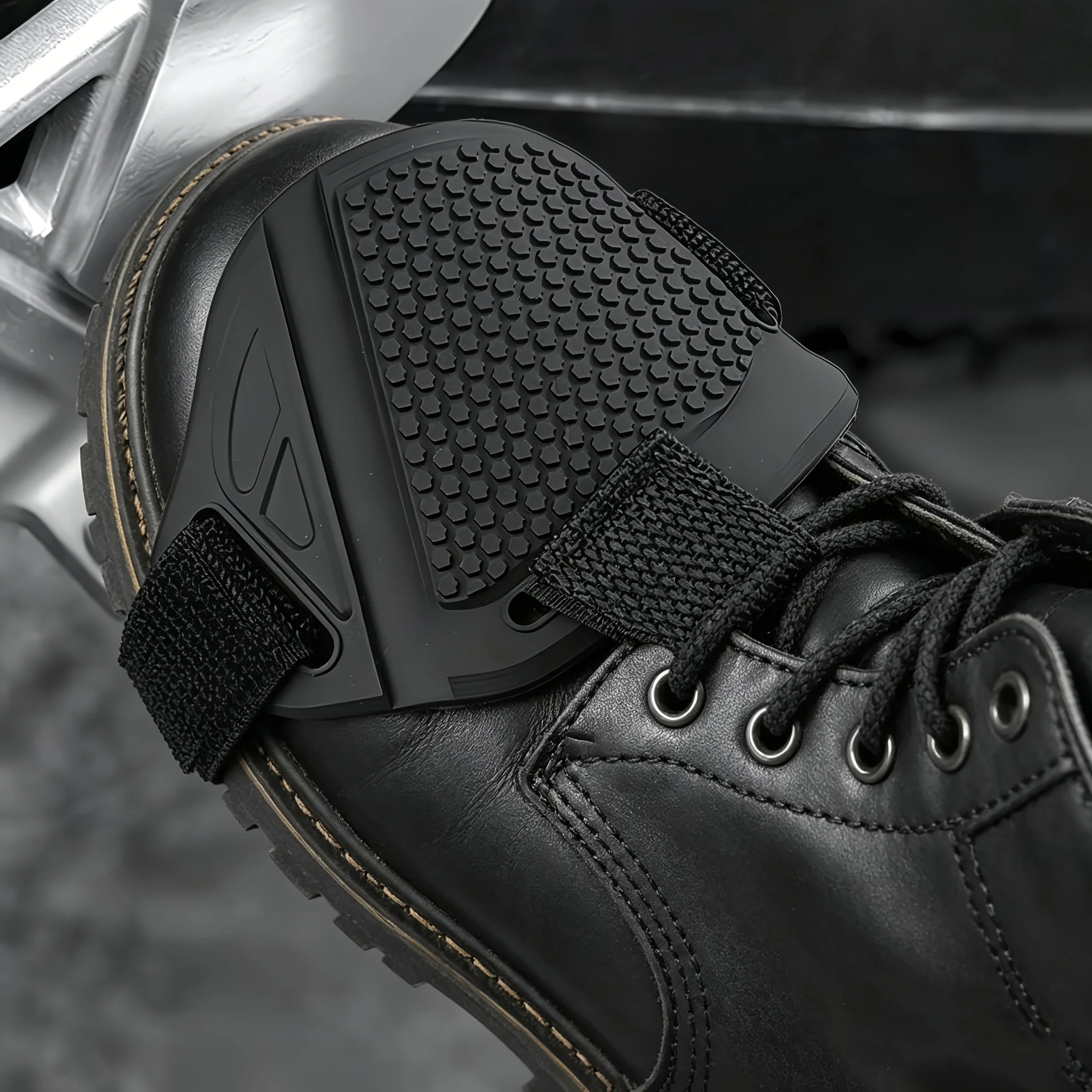 3/1 Piece Motorcycle Gear Shift Shoe Protector, Black Boot Cover Pad, Unisex Riding Accessory, Suitable for Various Occasions, Halloween, Christmas Gift