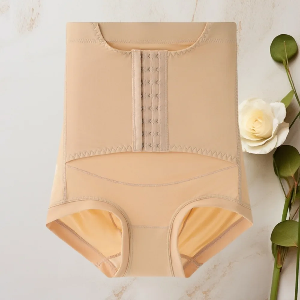 Schnalle Abnehmen Gestaltung Höschen Große Größe Shapewear Postpartale Body Shaper Taille Trainer Unterhose Bauch-steuer Unterwäsche