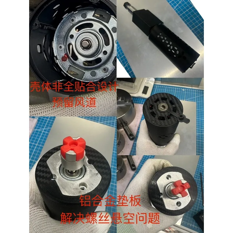 Short Direct‑Drive ER11 Power Head Small Spindle High‑Precision 0.01mm 0.003mm Taper Runout C*NC Engraver Spare Accessory