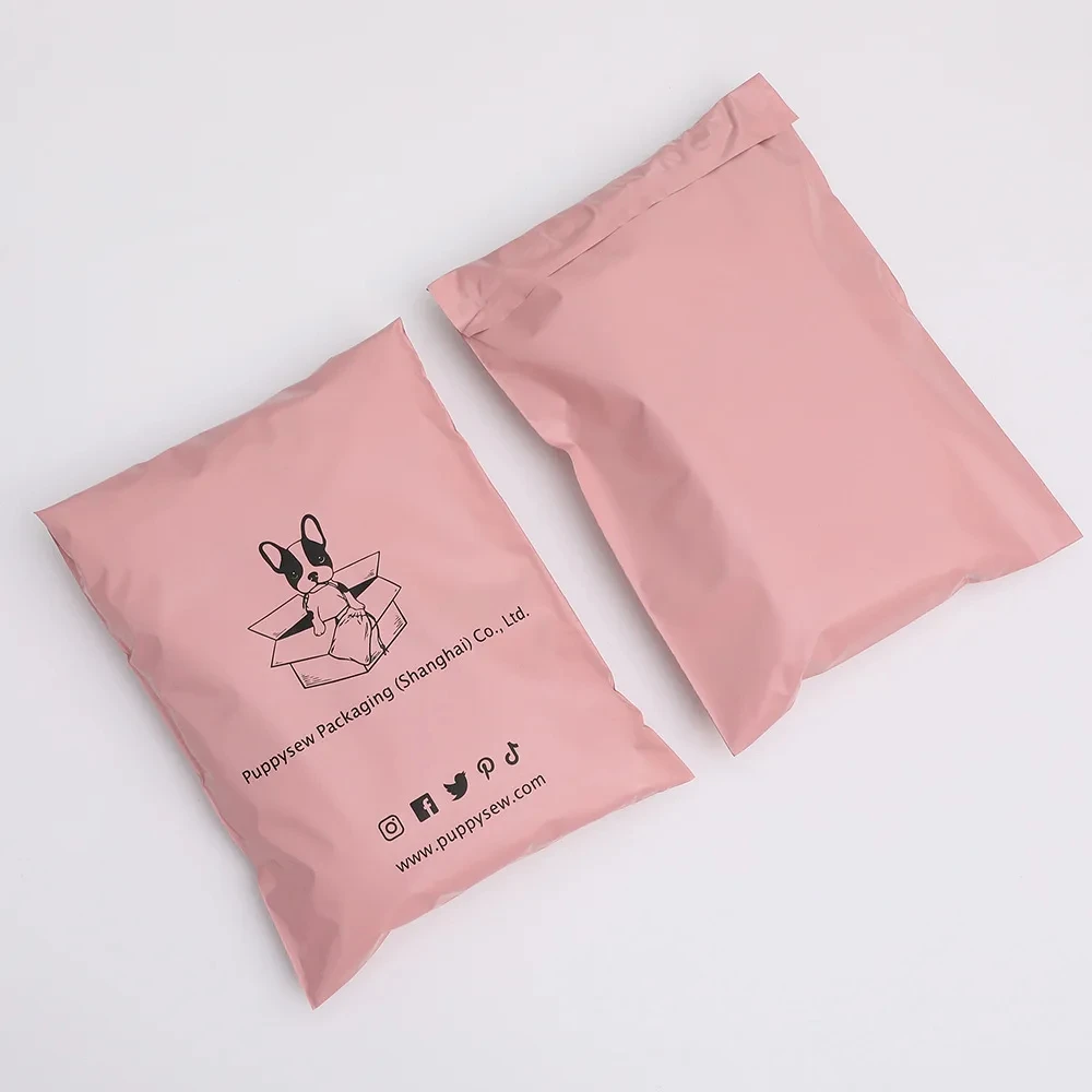 أكياس المغلف البريدية مع الشعار ، ومناسبة لتعبئة الملابس ، المطبوعة ، البريد البولي ايثيلين ، مخصص ، الجملة ، 500 قطعة لكل مجموعة