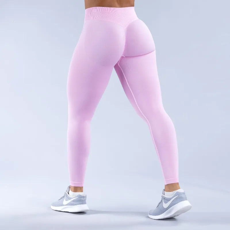 

Women Seamless Three-section Waist Yoga Pants Sexy Hip-lifting Tight Sports Pants High Elastic Fitness Exercise Yoga Pants
