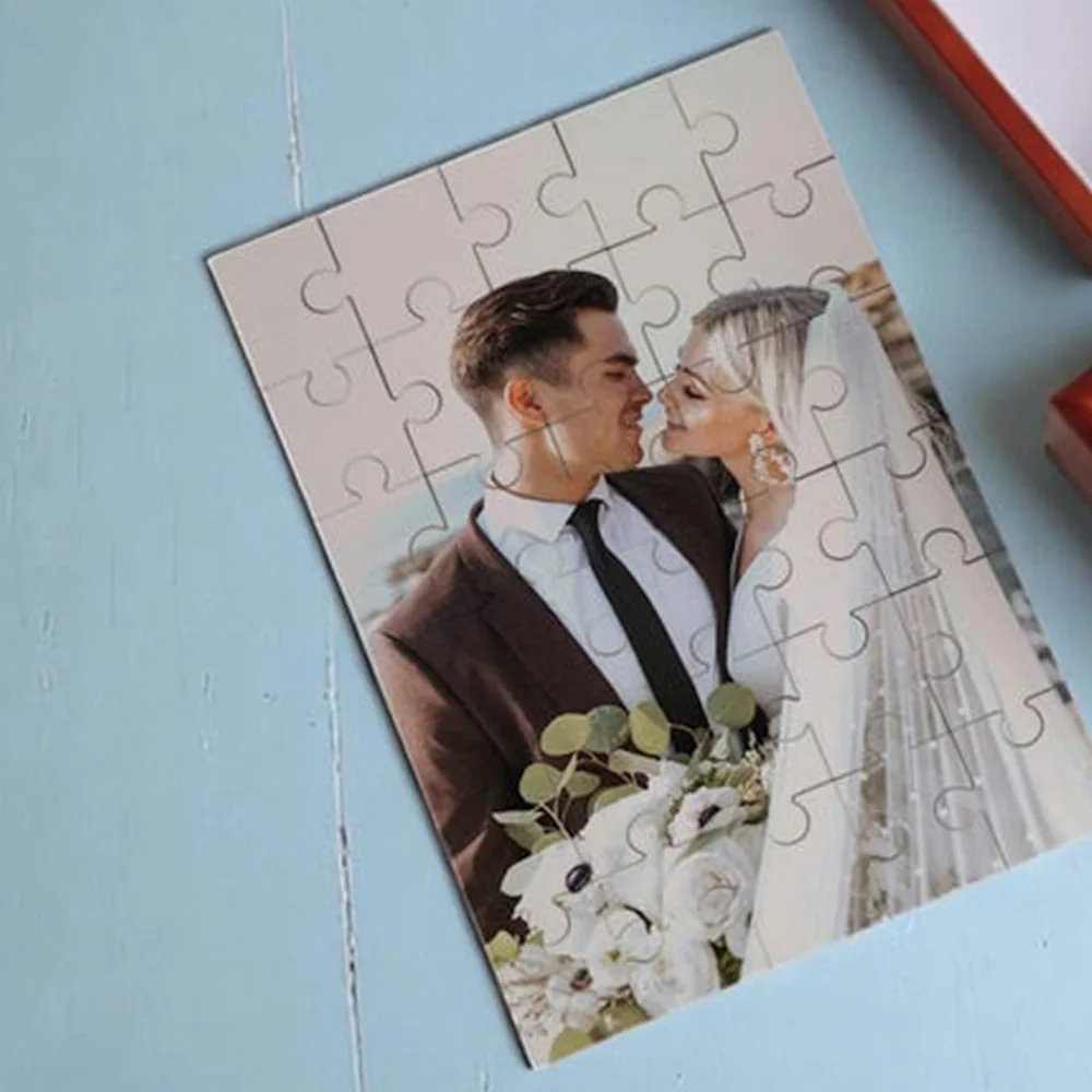 35/150/300/500/1000pcs nice wedding Custom Photo Personalised Decompression Puzzles Jigsaw puzzle Friend Gift