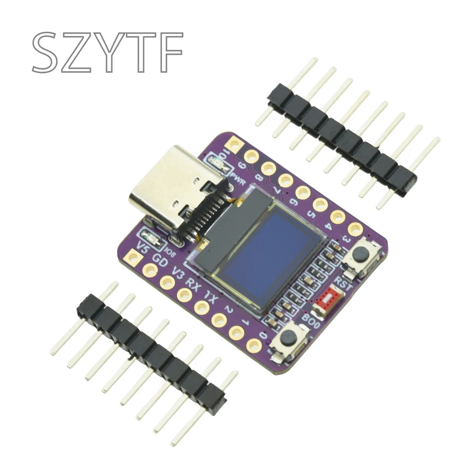 ESP32-C3 OLED Development Board With 0.42 Inch OLED Module Ceramic Antenna Wifi Bluetooth ESP32 Supermini Development Board