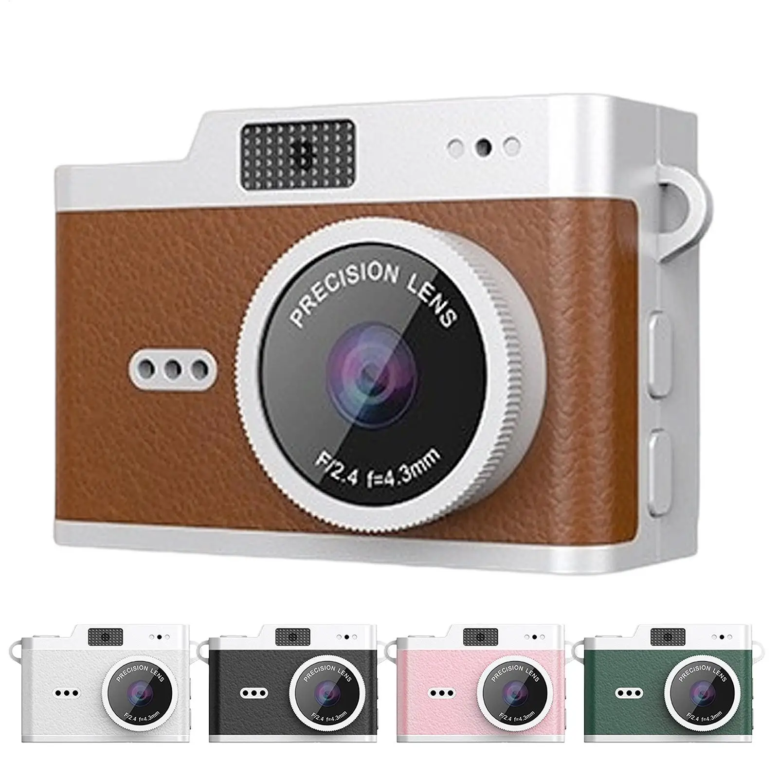 كاميرا صغيرة محمولة 3 مرشحات كاميرا فيديو مدمجة عتيقة للمبتدئين البالغين والأطفال والأولاد والبنات أثناء السفر لالتقاط الصور #5
