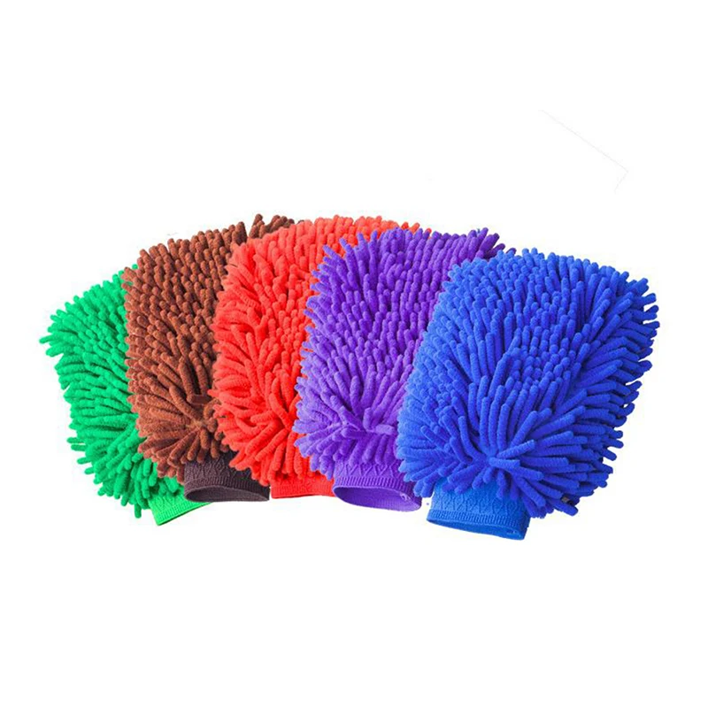 

Ultrafine Fiber Chenille Microfiber Car Wash Glove Mitt Soft Mesh for Car Wash