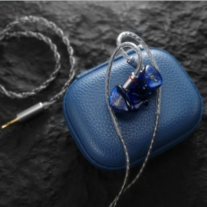 QoA Bijou Gem-Styled Wired in-ear Earbuds Entry-level Hybrid Dynamic BA IEM Headphones HiFi Sound for Pop & Vocal Music