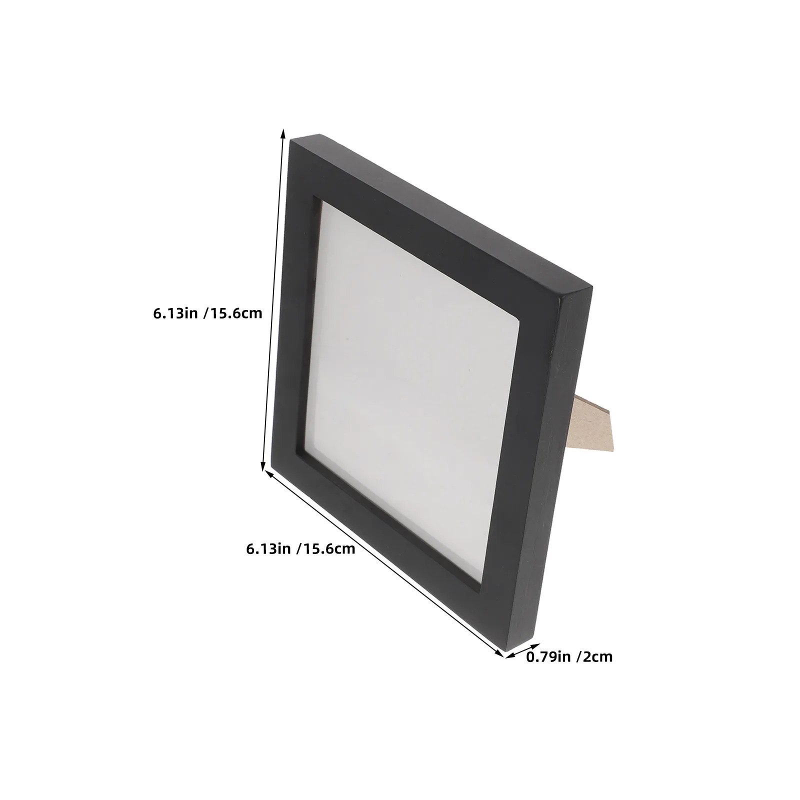 2Pcs Cd Album Display Case Holder Vinyl Frame Record Wall Storage Music Movie Collection Desk Mount Wood Media