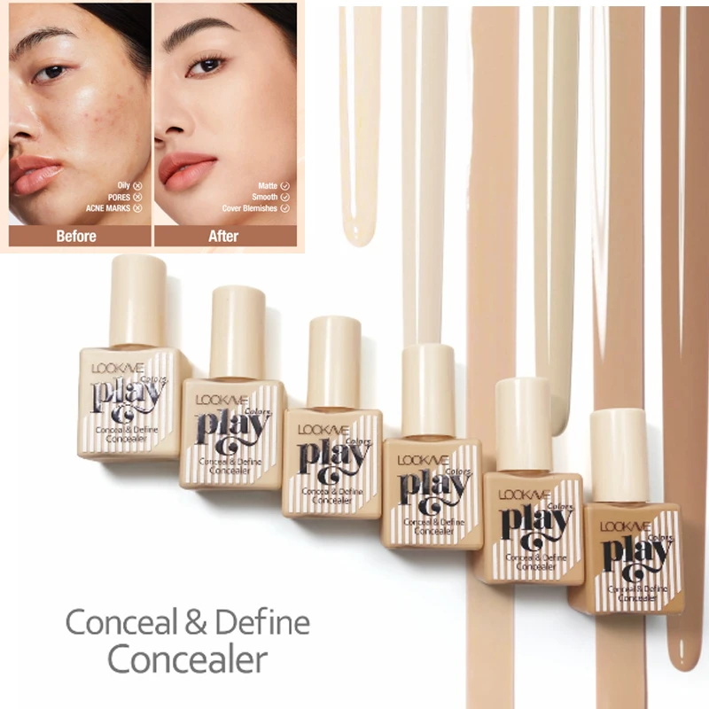 Feuchtigkeit spendende matte Gesicht flüssige Foundation Concealer Creme Make-up wasserdicht dauerhaft aufhellen Gesichts öl Kontrolle Kosmetik