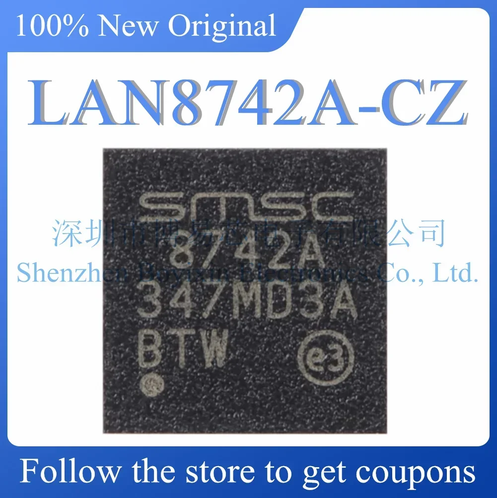 

NEW LAN8742A-CZ.Original Product.SQFN-24