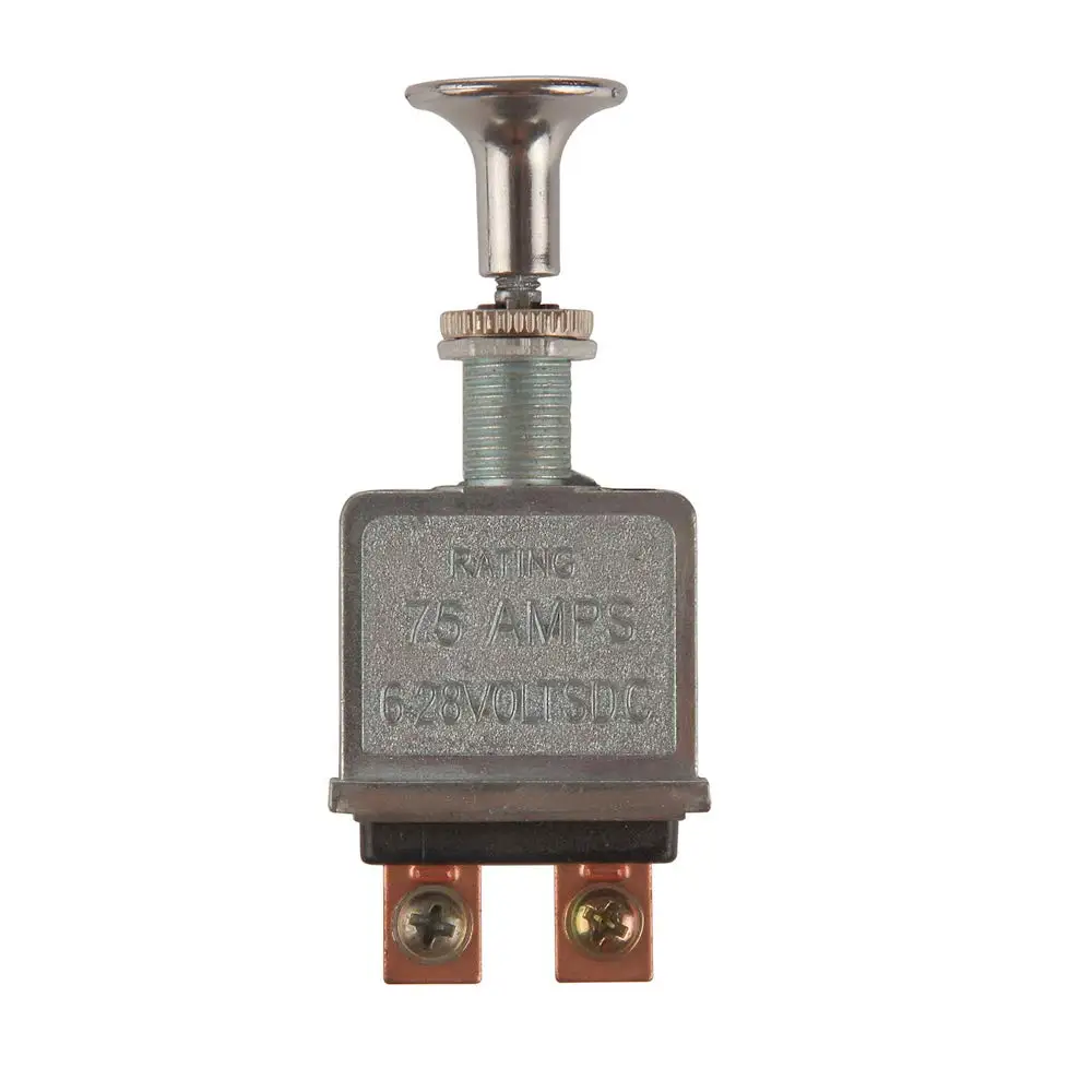 75 Amps 6-28 Volts Heavy Duty Push-Pull/On-Off Toggle Switch with 2 Position 4 Terminals Replaced