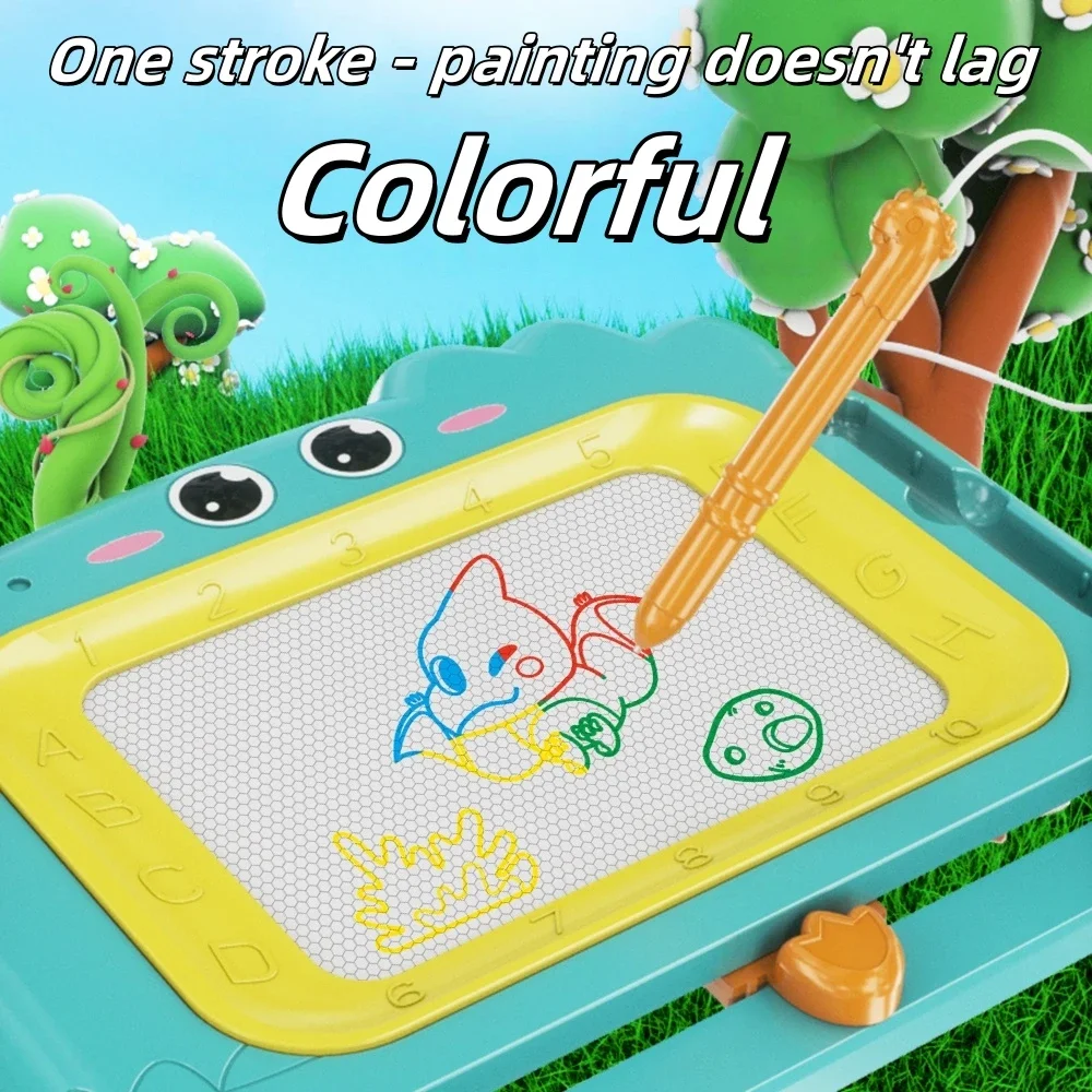 Children's early education colored drawing board erasable writing board graffiti toys puzzle boy and girl's ideal gift