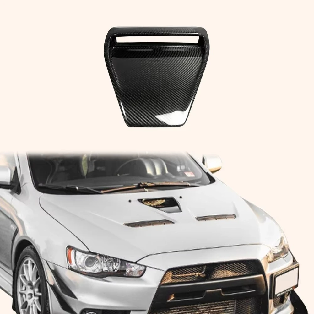 Hot Sale For Evolution X EVO 10 CZ4A Sedan 07-16 OEM Style Hood Scoop Carbon
