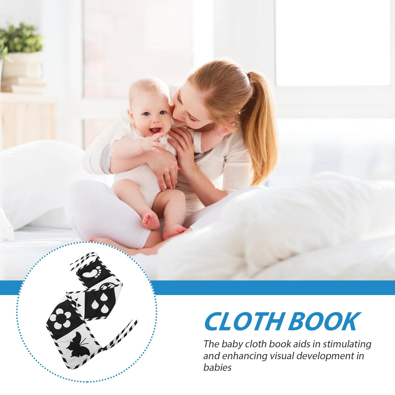كتاب قماش للأطفال حديثي الولادة للتعليم المبكر كتاب قماشي للزحف الحسي للأطفال الصغار هدايا طائرة للسفر