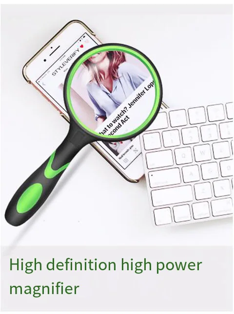 10x Lupe für Kinder Senioren Handle selupe 50mm Lupe zum Lesen wissenschaft licher Natur forschung – Detail 11