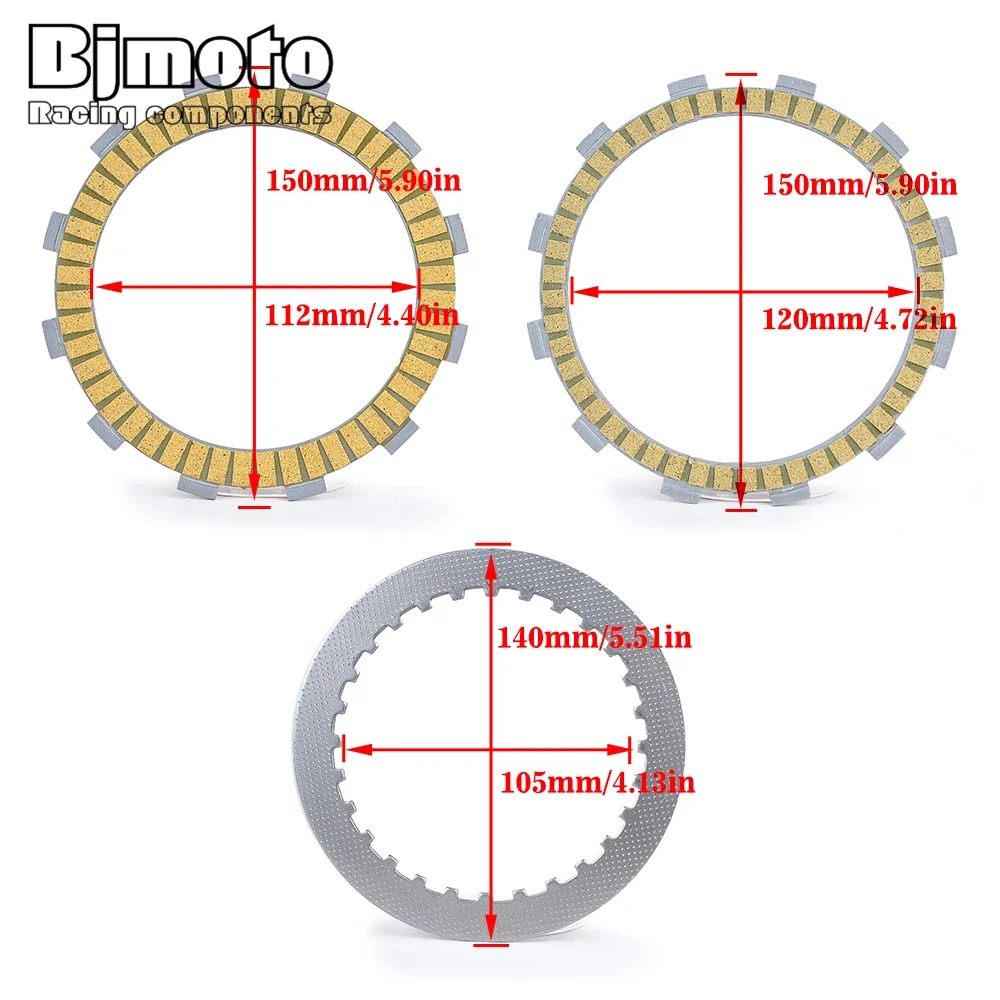Motorcycle Friction Clutch Plates For Honda CBR1000RR Fireblade CBR1000 2008-2017  VFR1200 FA (Manual Gearbox Model) 2010-2015