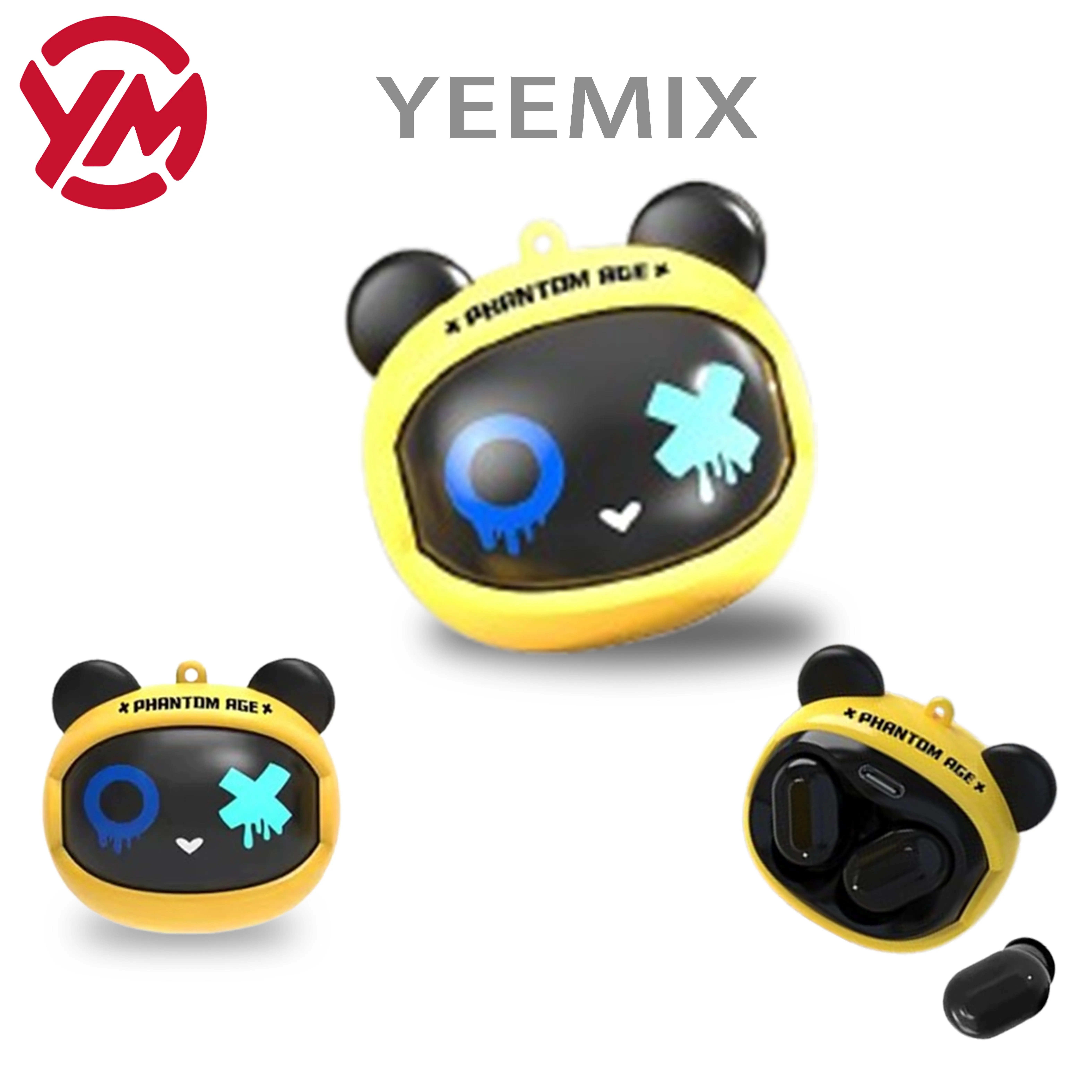 Yeemix gaming headset 2025new sem fio rotativo flip-top design fones de ouvido estéreo de alta fidelidade in-ear controle de toque fone de ouvido com microfone