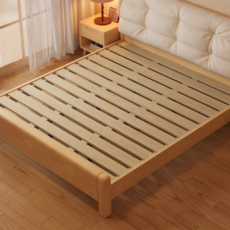 Princess Tenon Structure Bed Nordic Luxury Modern Double Bed Minimalist Design Trendy Salon Muebles Entrance Hall Furniture