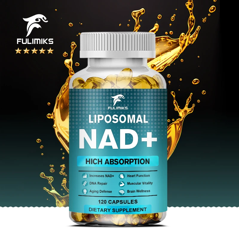 

Liposomal Nad+ Capsules- Nicotinamide - Resveratrol Containing Supplement - Anti-Aging Cell Booster, Heart & Brain, Longevity