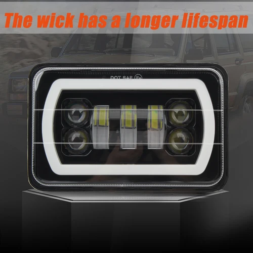 Imagen 2 del producto Para Honda XR250 XR400 XR650 Suzuki DRZ motocicleta Universal 55W LED faro mecha DRL lámpara accesorios de modificación de señal de giro