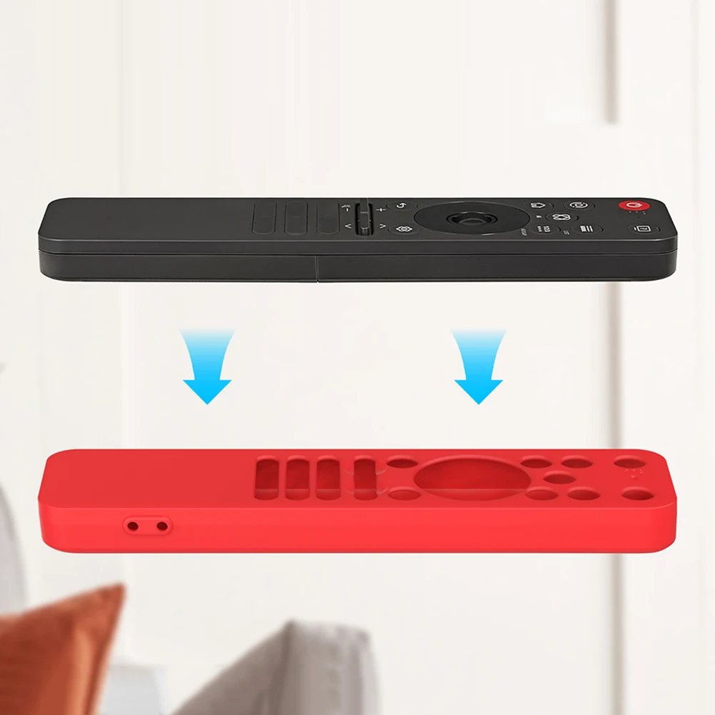Funda de silicona Funda protectora antideslizante Funda remota ligera a prueba de golpes Compatible con LG OLED Smart TV 2025