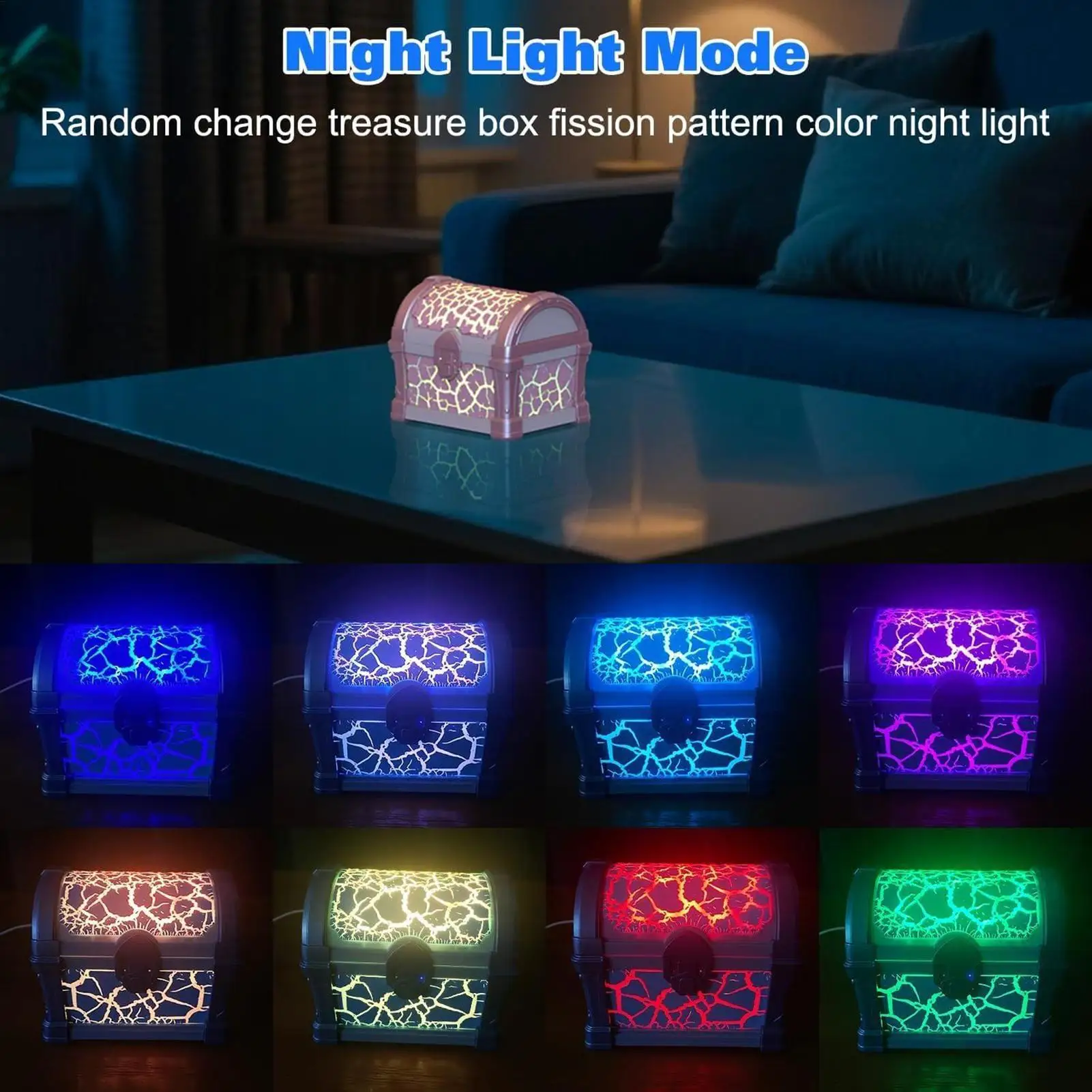 Galaxy Projector Cute Dimmable Lamp Magic Chest LED Projector Night Lamp For Kids Adults Boys Girls Women Mom Daughter Bedside