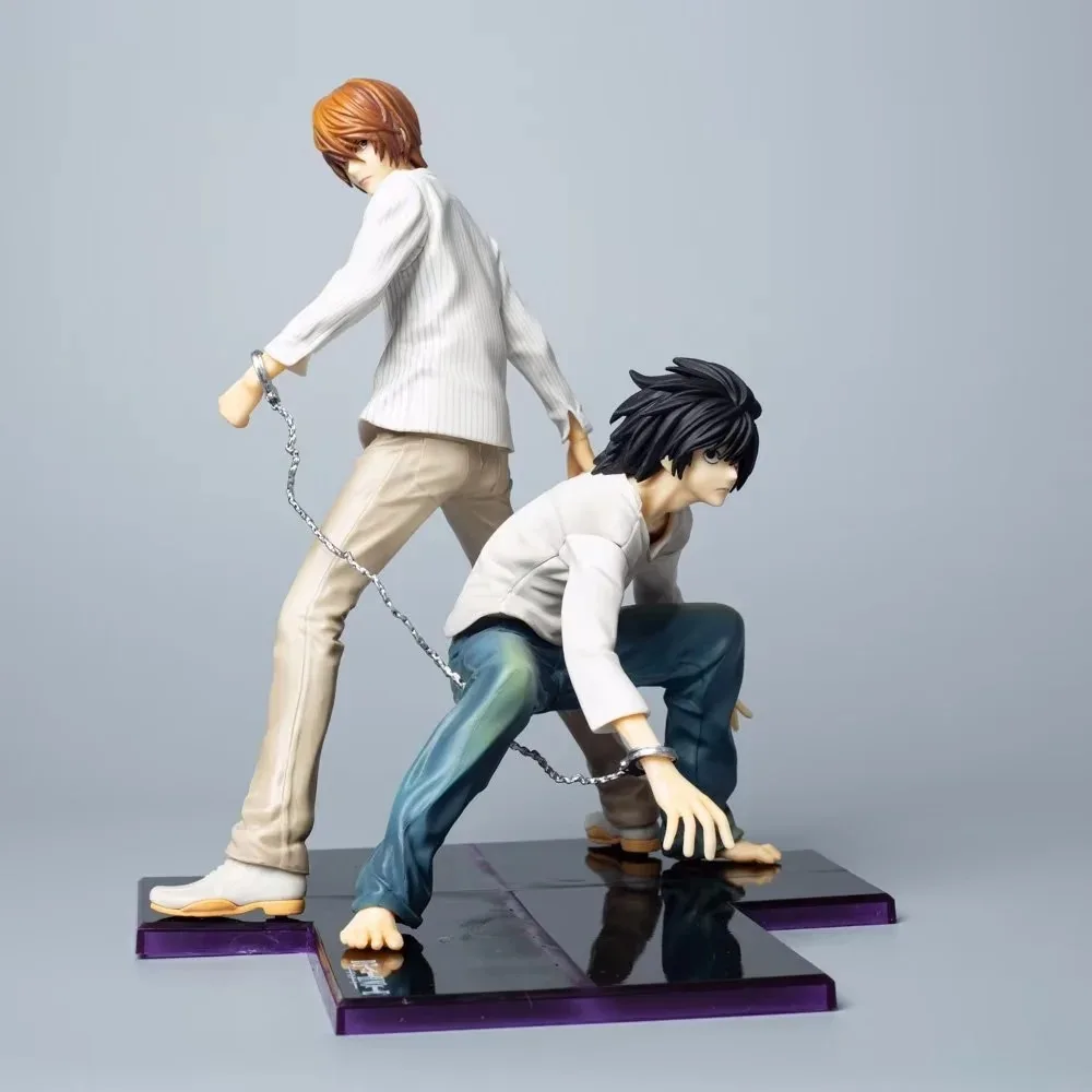 

Аниме Death Note Yagami Light Lawliet GK ПВХ Фигурка Коллекционная модель игрушки куклы 22 см