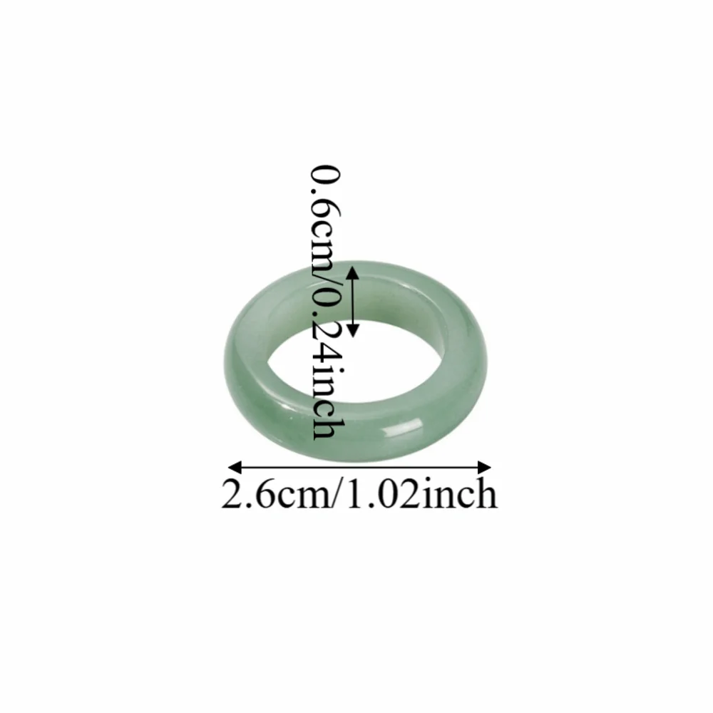 Persönlichkeit, elegante Ringe mit Kristallsteinen, natürliche Kristallsteine, solides Design, minimalistischer Ring, Obsidianstein, vielseitiger Schmuck für Damen. – Detail 1