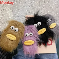 Plush Funny Doll Case Soft Protect Phone Cover For Samsung Galaxy S23 FE S24 Ultra A05S A15 A25 A35 A55 A04S A14 A24 A34 A54 M51