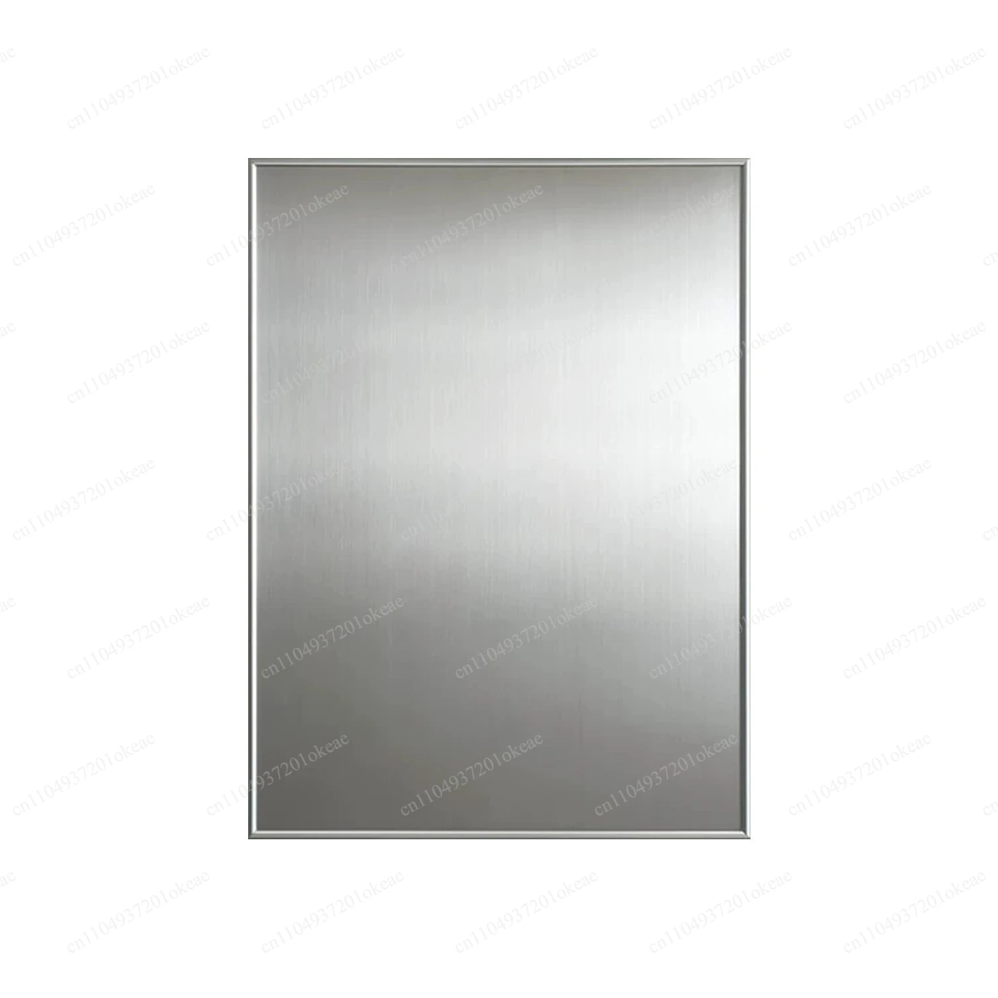 Brushed Stainless Steel Magnetic Frame, Modern Wall Decor for Photo & Art Display, Slim Metal Picture Holder for Living Room